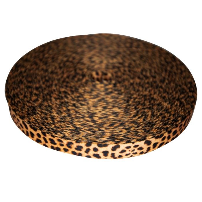 1 Inch Picture Quality Polyester Webbing Leopard