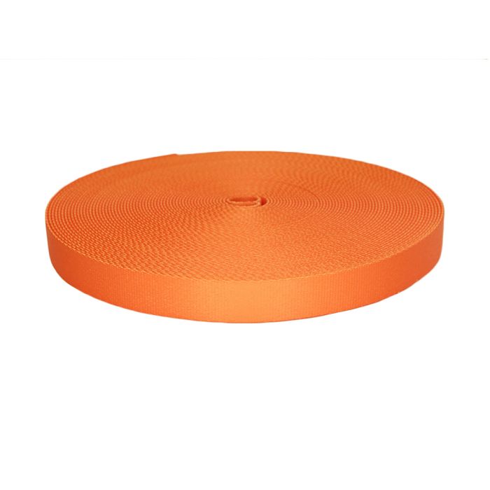 1 Inch Picture Quality Polyester Webbing Orange