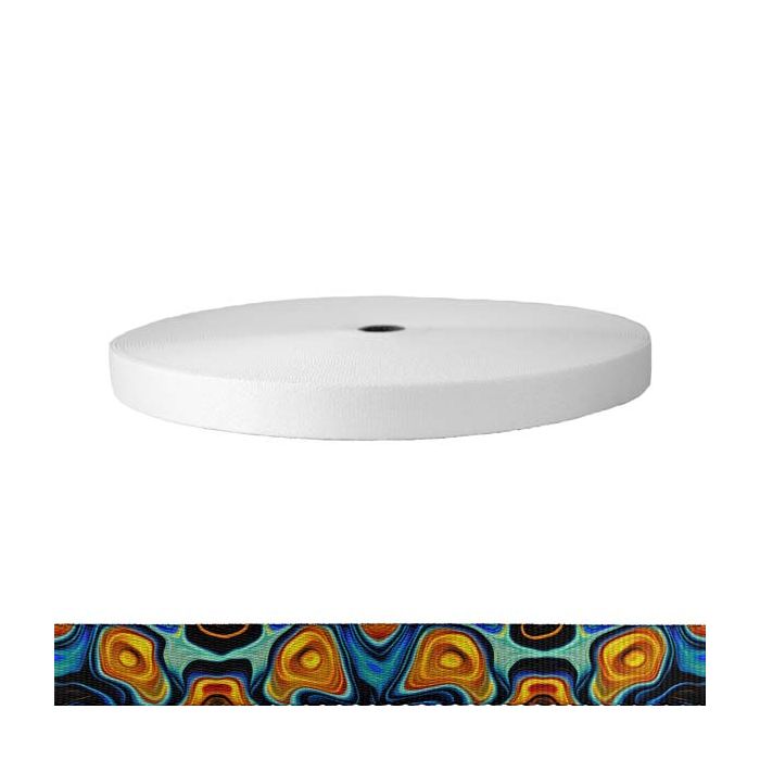 1 Inch Picture Quality Polyester Webbing Psychic Whorl