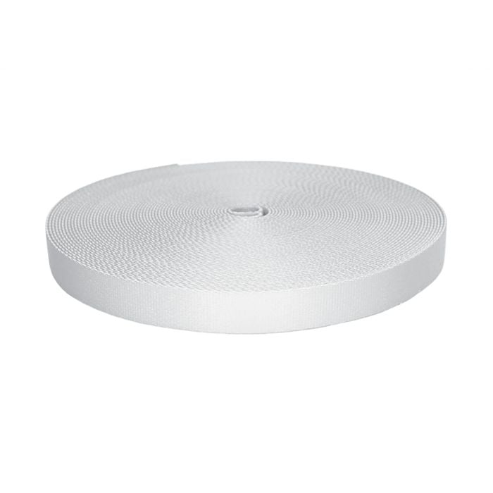 1 Inch Picture Quality Polyester Webbing White