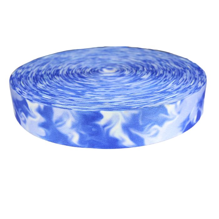 2 Inch Picture Quality Polyester Webbing Blue Smoke