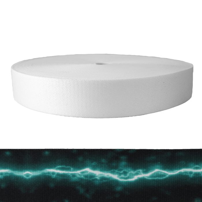 2 Inch Picture Quality Polyester Webbing Lightning Splatter