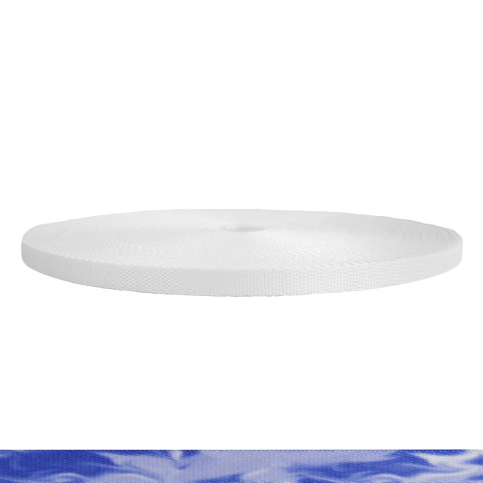 1/2 Inch Picture Quality Polyester Webbing Blue Smoke