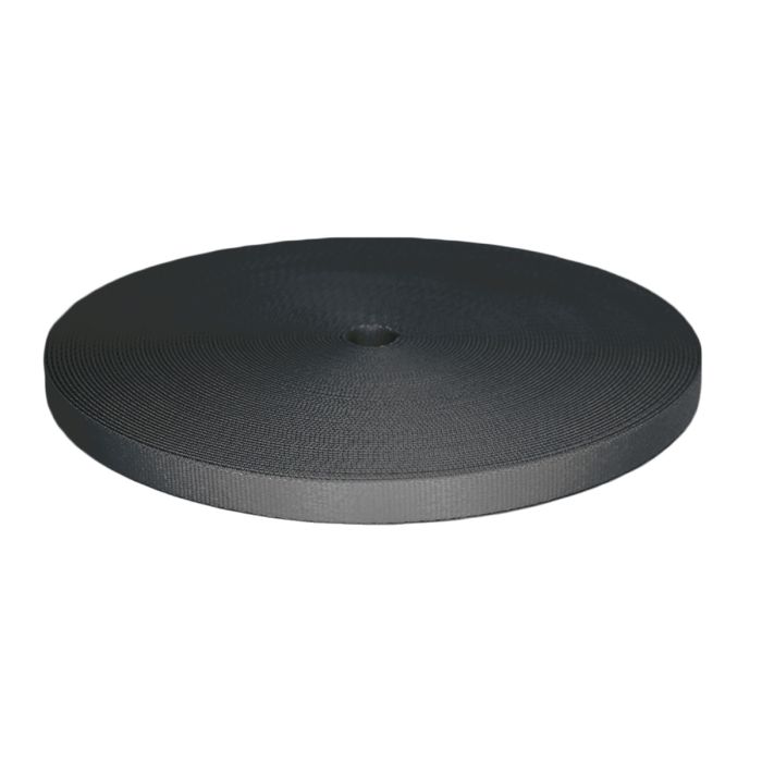 1/2 Inch Picture Quality Polyester Webbing Charcoal