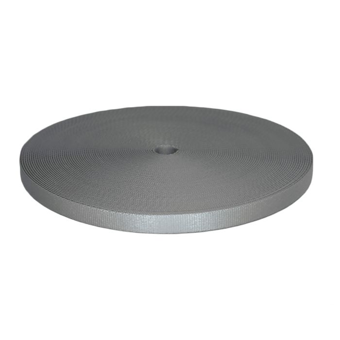 1/2 Inch Picture Quality Polyester Webbing Gray