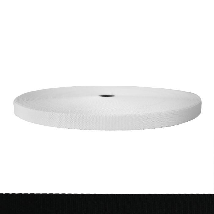 3/4 Inch Picture Quality Polyester Webbing Black