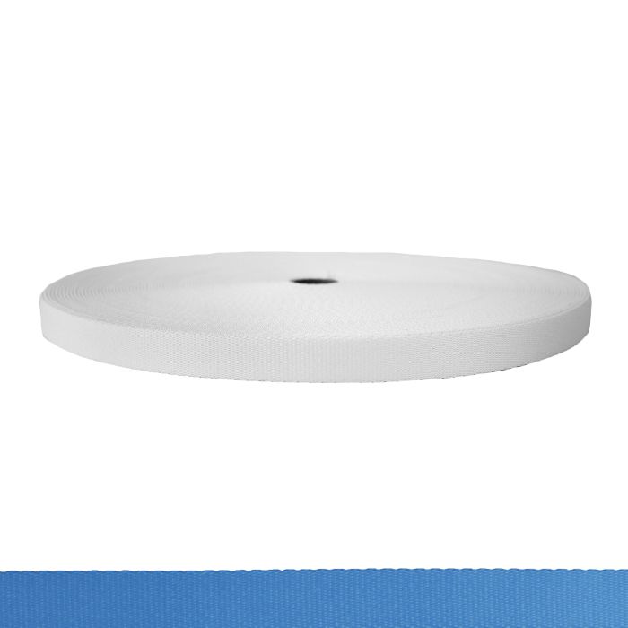 3/4 Inch Picture Quality Polyester Webbing Blue
