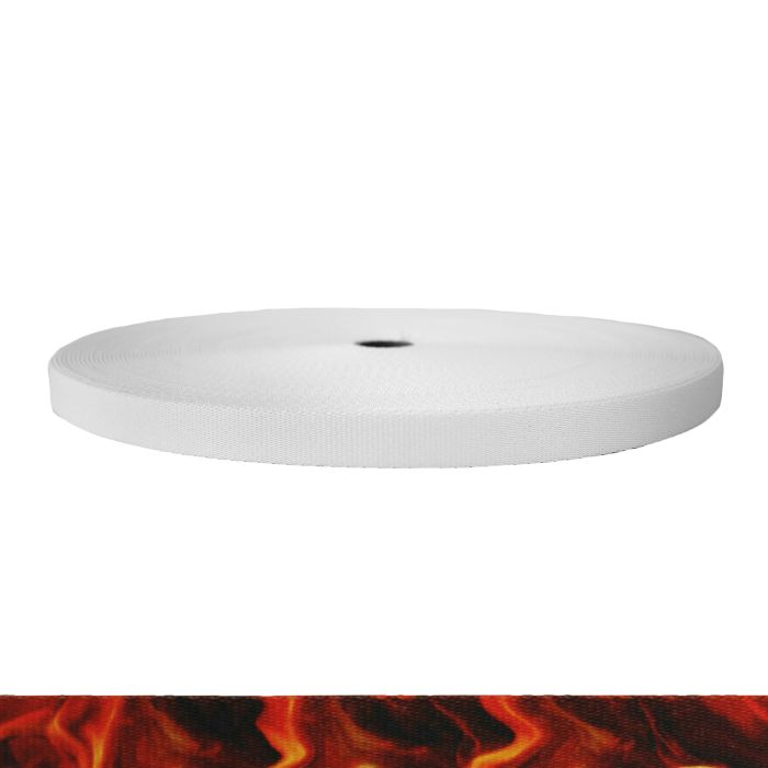 3/4 Inch Picture Quality Polyester Webbing Blaze