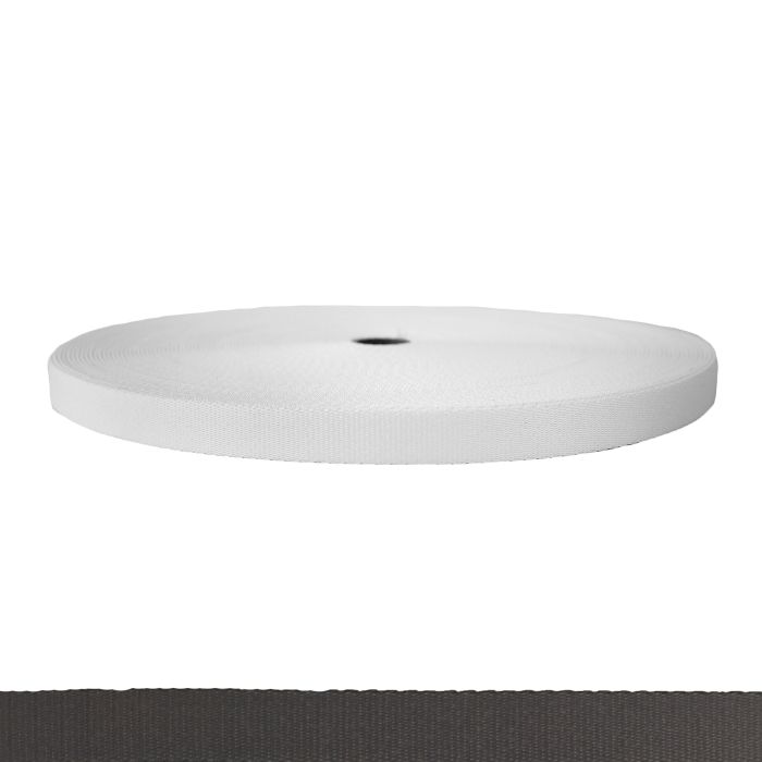 3/4 Inch Picture Quality Polyester Webbing Gray