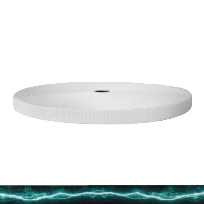 3/4 Inch Picture Quality Polyester Webbing Lightning Splatter