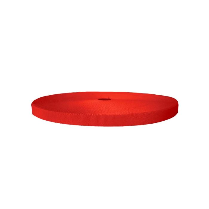 3/4 Inch Picture Quality Polyester Webbing Red