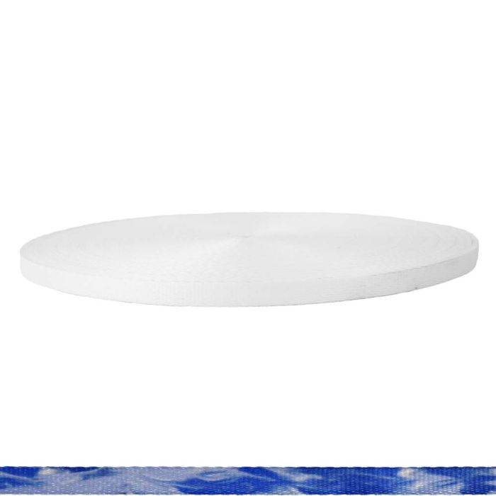 3/8 Inch Picture Quality Polyester Webbing Blue Smoke