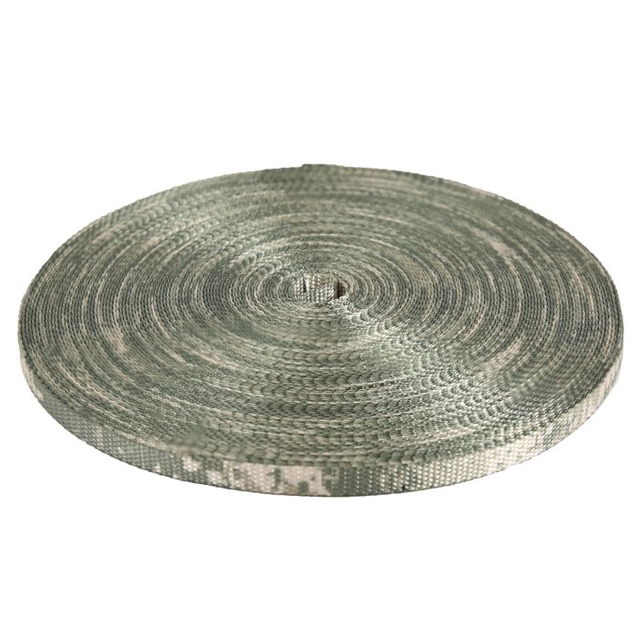 3/8 Inch Picture Quality Polyester Webbing Camouflage Digital Grunt
