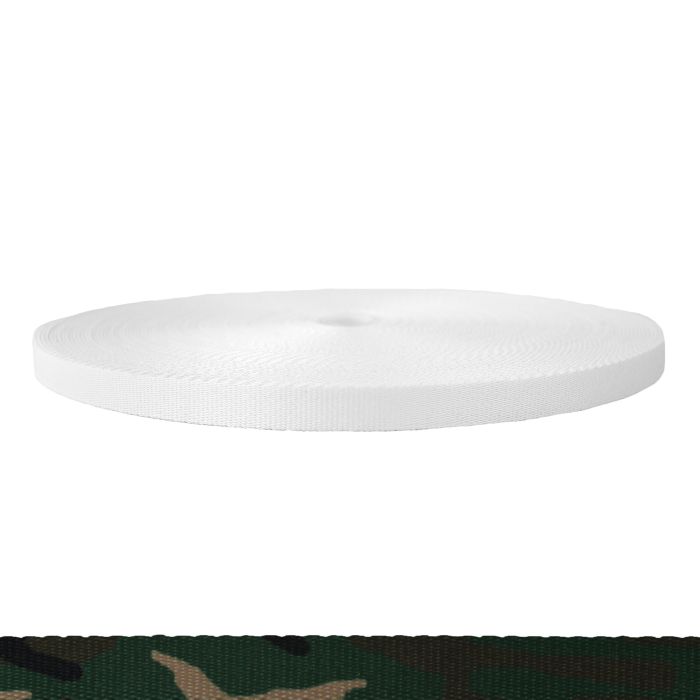 5/8 Inch Picture Quality Polyester Webbing Camouflage Original