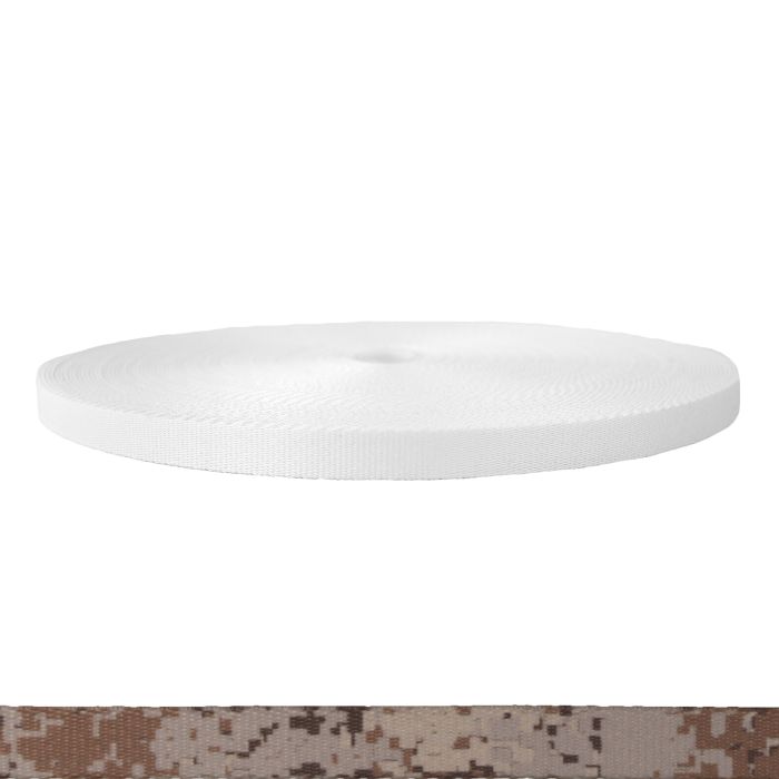 5/8 Inch Picture Quality Polyester Webbing Camouflage Digital Desert