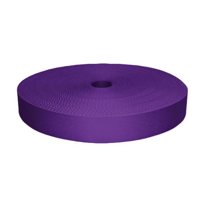 1-1/2 Inch Picture Quality Polyester Webbing Purple