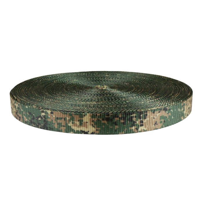 1 Inch Utility Polyester Webbing Camouflage Jarhead