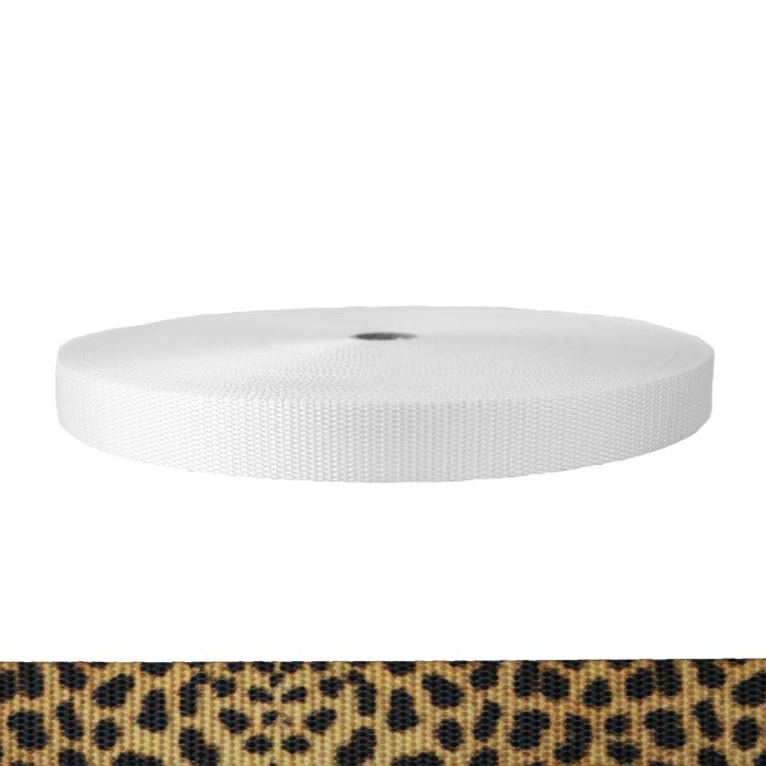 1 Inch Utility Polyester Webbing Leopard