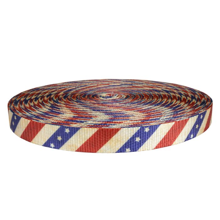 1 Inch Utility Polyester Webbing Patriot