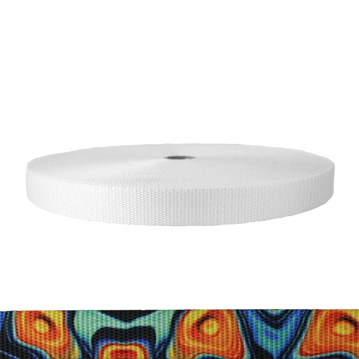1 Inch Utility Polyester Webbing Psychic Whorl