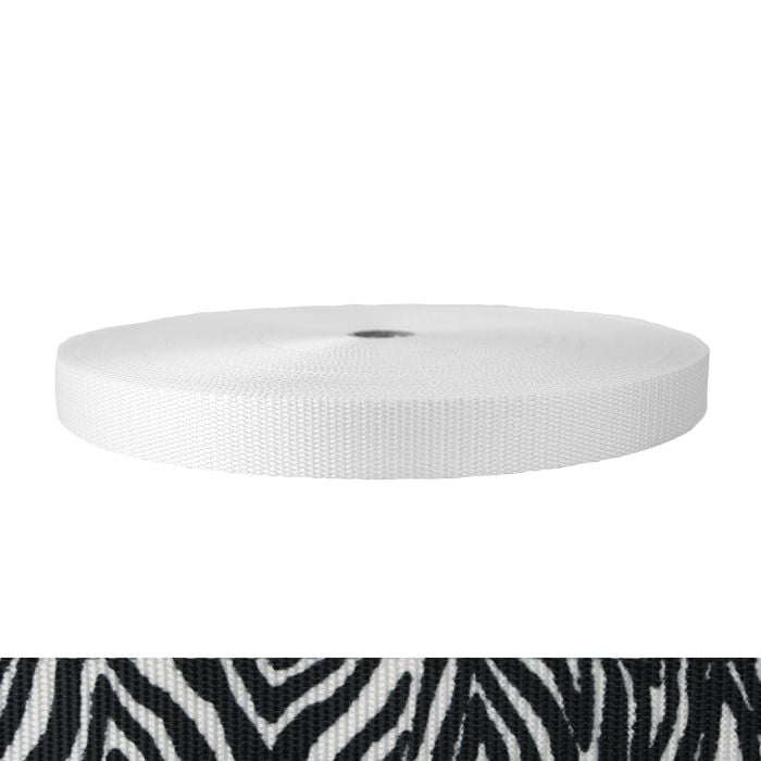 1 Inch Utility Polyester Webbing Zebra