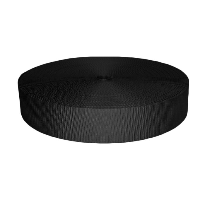 2 Inch Utility Polyester Webbing Black