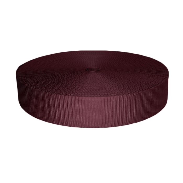 2 Inch Utility Polyester Webbing Burgundy