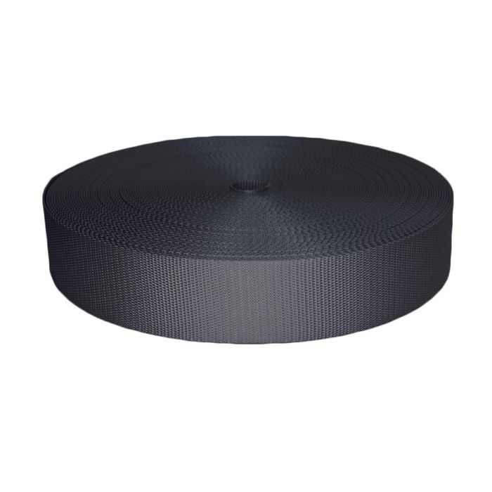 2 Inch Utility Polyester Webbing Charcoal