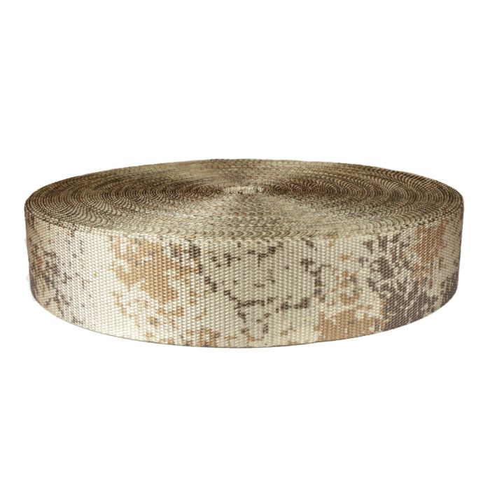 2 Inch Utility Polyester Webbing Camouflage Digital Desert