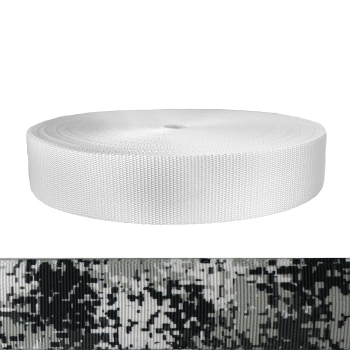 2 Inch Utility Polyester Webbing Camouflage Digital Winter