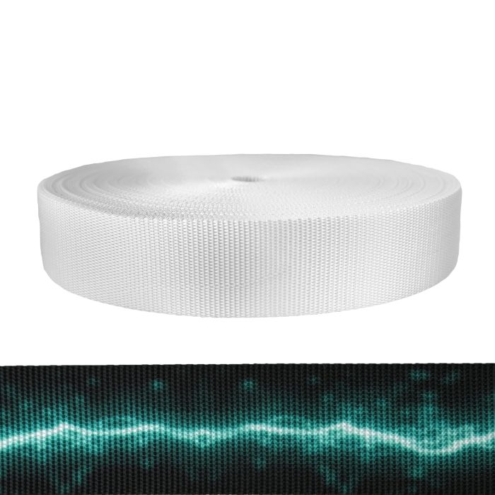 2 Inch Utility Polyester Webbing Lightning Splatter