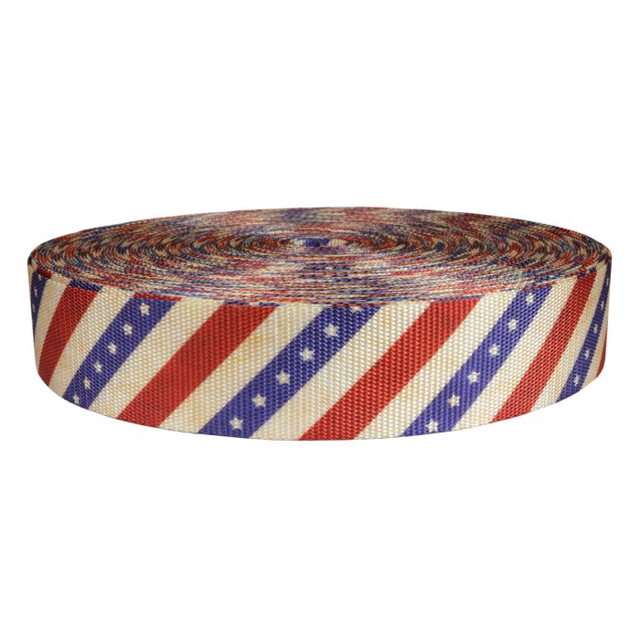 2 Inch Utility Polyester Webbing Patriot