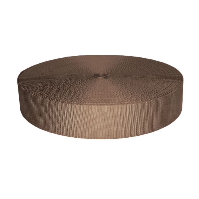 2 Inch Utility Polyester Webbing Tan