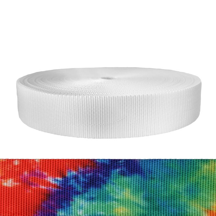 2 Inch Utility Polyester Webbing Tie Dye
