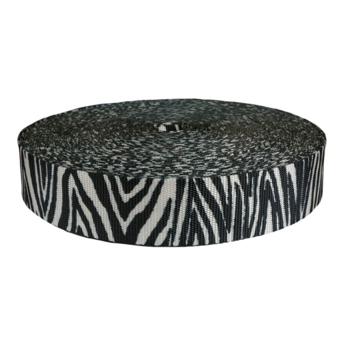 2 Inch Utility Polyester Webbing Zebra