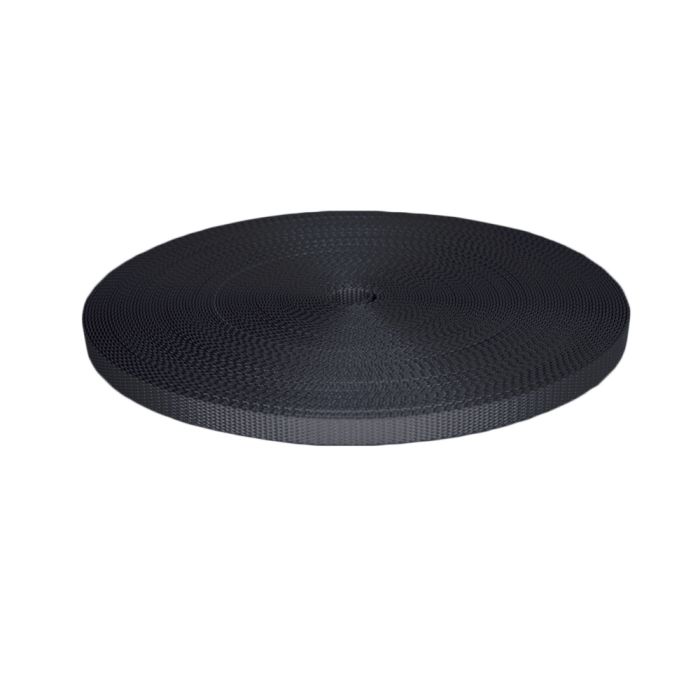 1/2 Inch Utility Polyester Webbing Charcoal