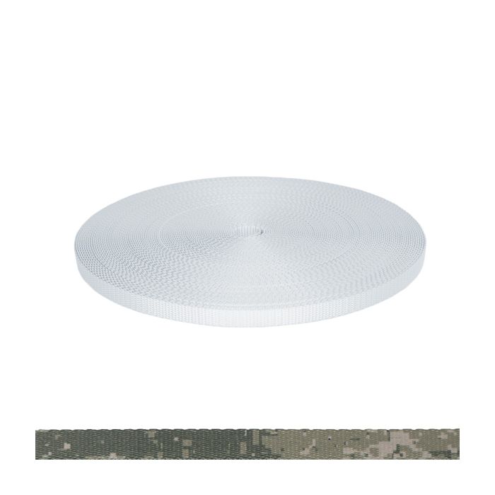 1/2 Inch Utility Polyester Webbing Camouflage Digital Grunt