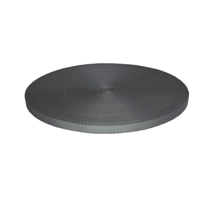 1/2 Inch Utility Polyester Webbing Gray