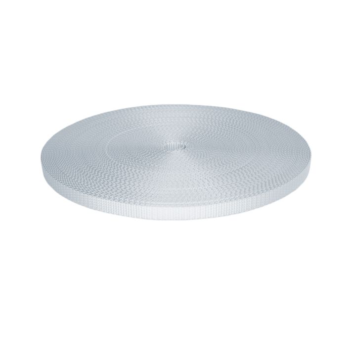 1/2 Inch Utility Polyester Webbing White