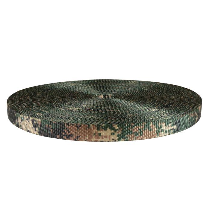 3/4 Inch Utility Polyester Webbing Camouflage Jarhead