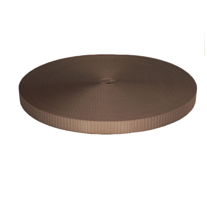 3/4 Inch Utility Polyester Webbing Tan