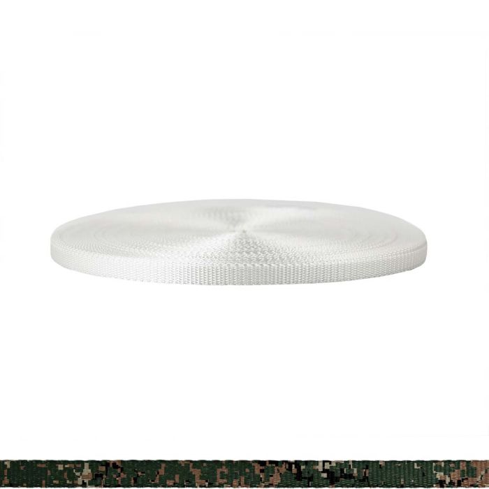 3/8 Inch Utility Polyester Webbing Camouflage Jarhead
