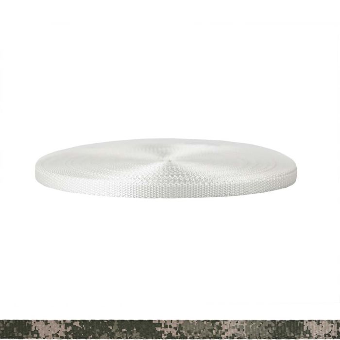 3/8 Inch Utility Polyester Webbing Camouflage Digital Grunt