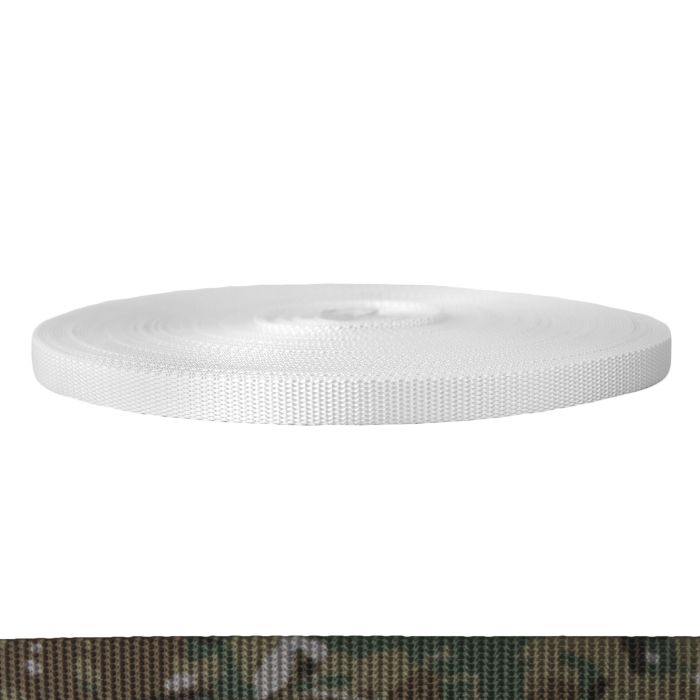 5/8 Inch Utility Polyester Webbing Camouflage Quadra