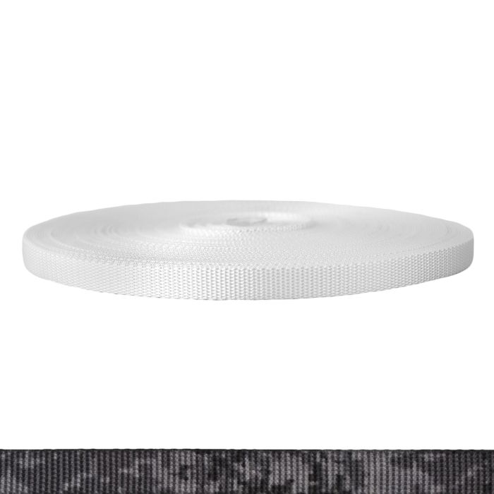 5/8 Inch Utility Polyester Webbing Camouflage Digital Dark