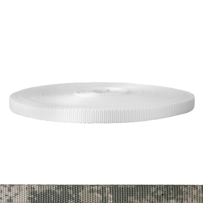 5/8 Inch Utility Polyester Webbing Camouflage Digital Grunt