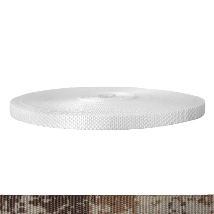 5/8 Inch Utility Polyester Webbing Camouflage Digital Desert