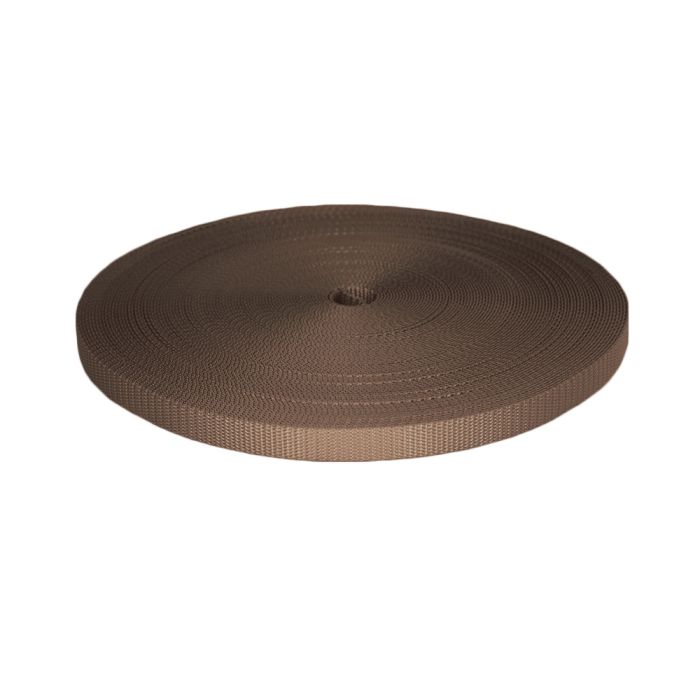 5/8 Inch Utility Polyester Webbing Tan
