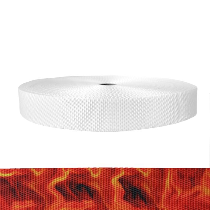 1-1/2 Inch Utility Polyester Webbing Blaze