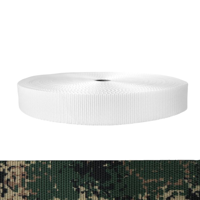 1-1/2 Inch Utility Polyester Webbing Camouflage Jarhead